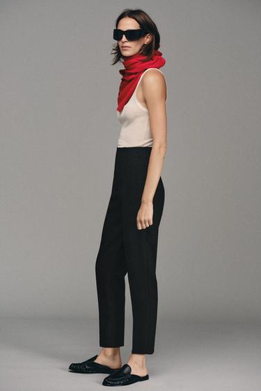 PANTALÓN TIRO ALTO - Negro de Zara