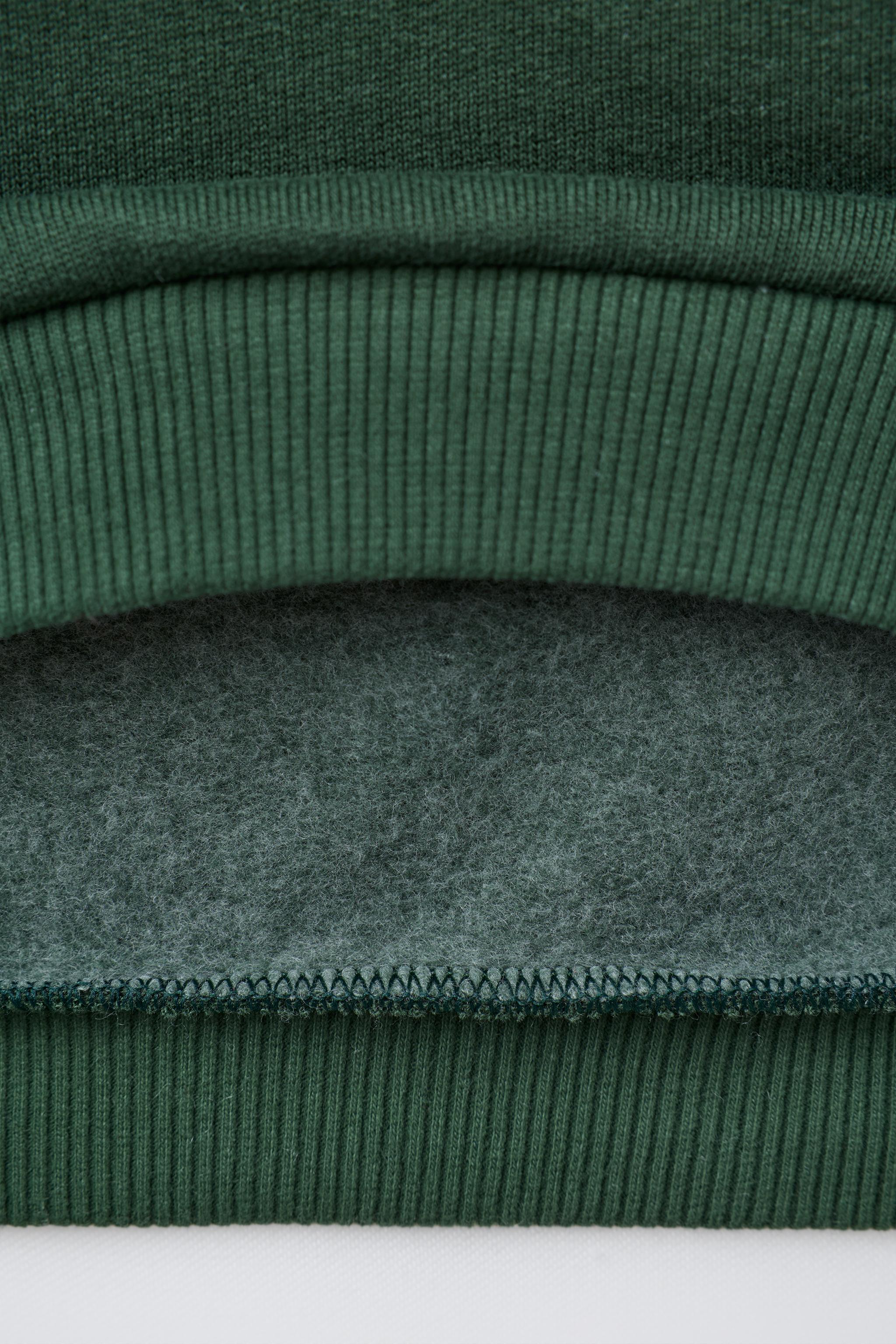 BEAR SWEATSHIRT AND RIBBED FLORAL LEGGING SET