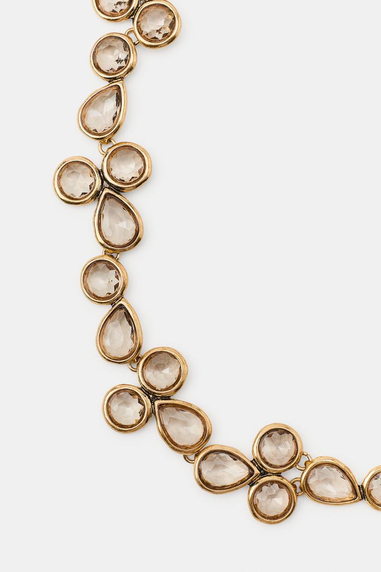 Collar con pieza de cristal 4
