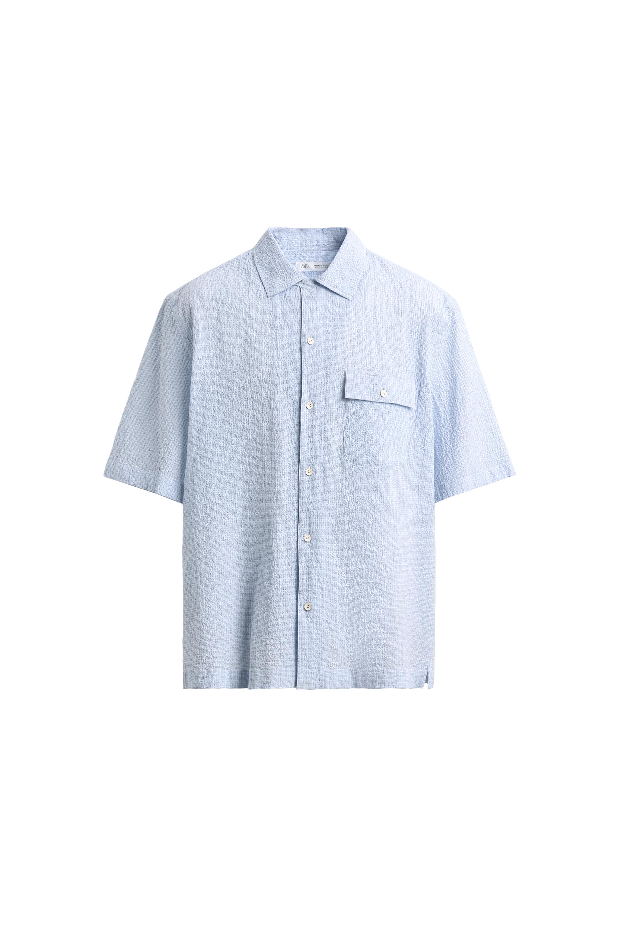 DOKULU KARELİ GÖMLEK