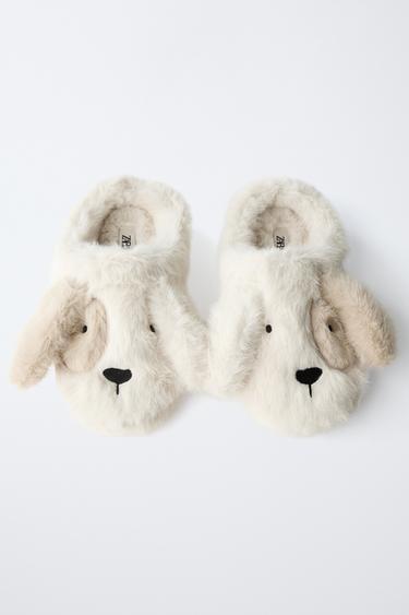 PUPPY SLIPPERS - Ecru White by Zara - Image 3