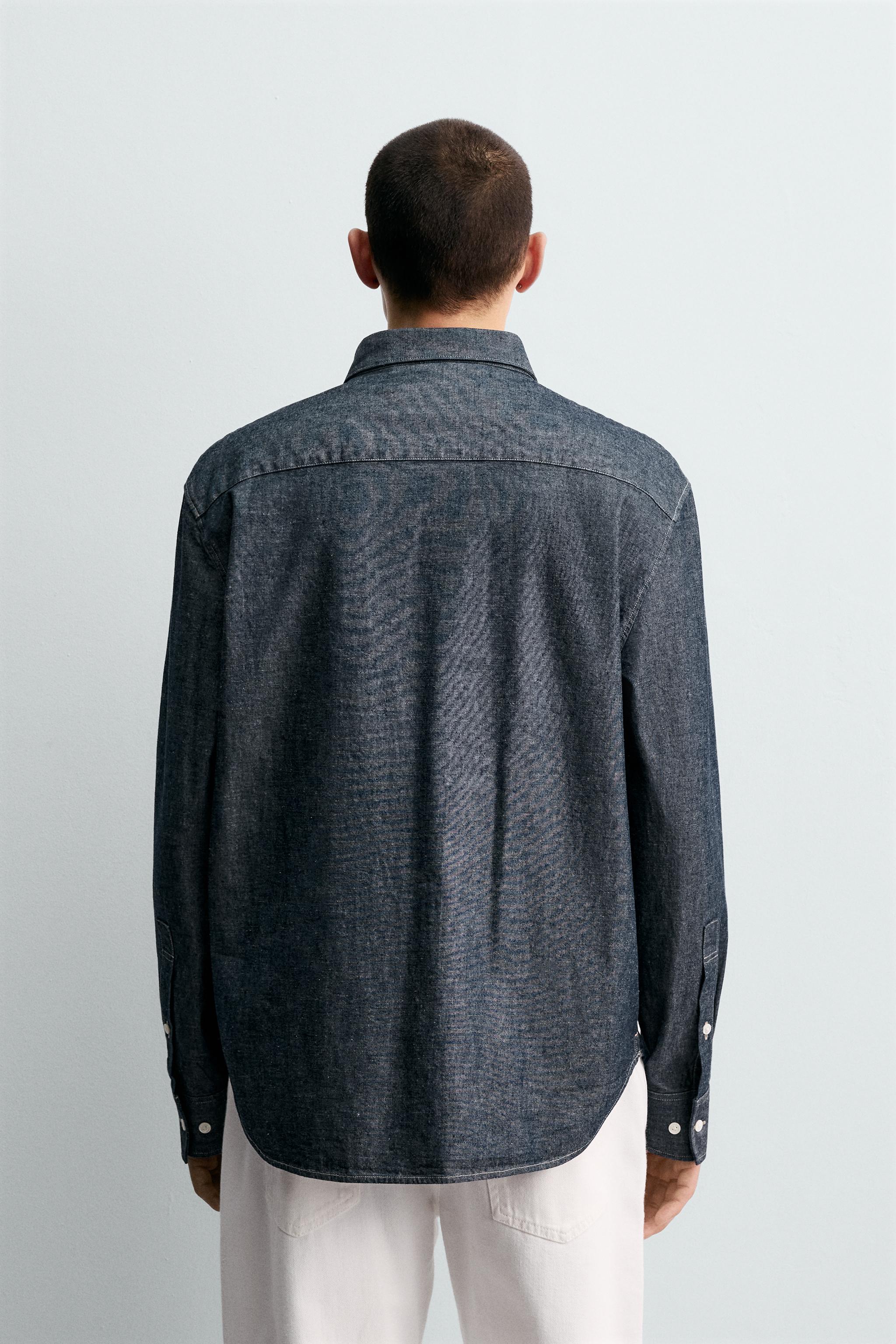 RELAXED FIT DENIM SHIRT