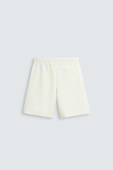 TECHNICAL INTERLOCK BERMUDA SHORTS - Oyster-white by Zara - Image 6