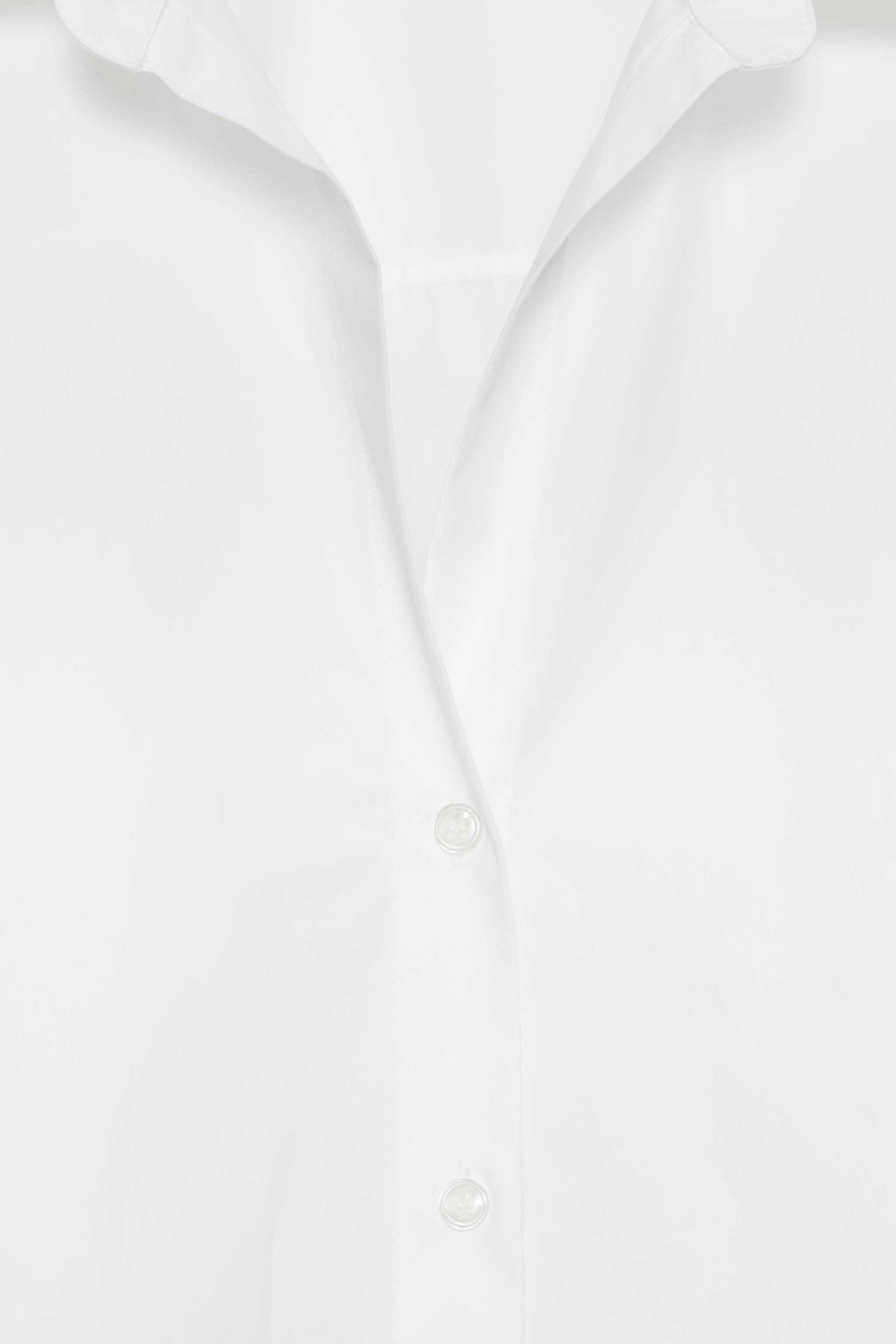 Zara Temel Poplin Gömlek görsel 4