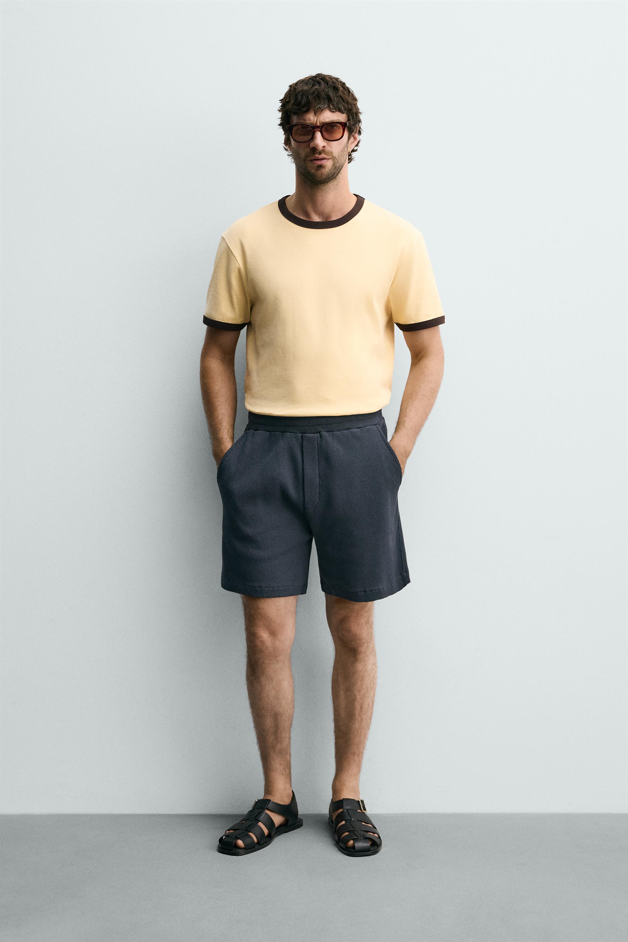 WAFFLE TEXTURE JOGGER SHORTS