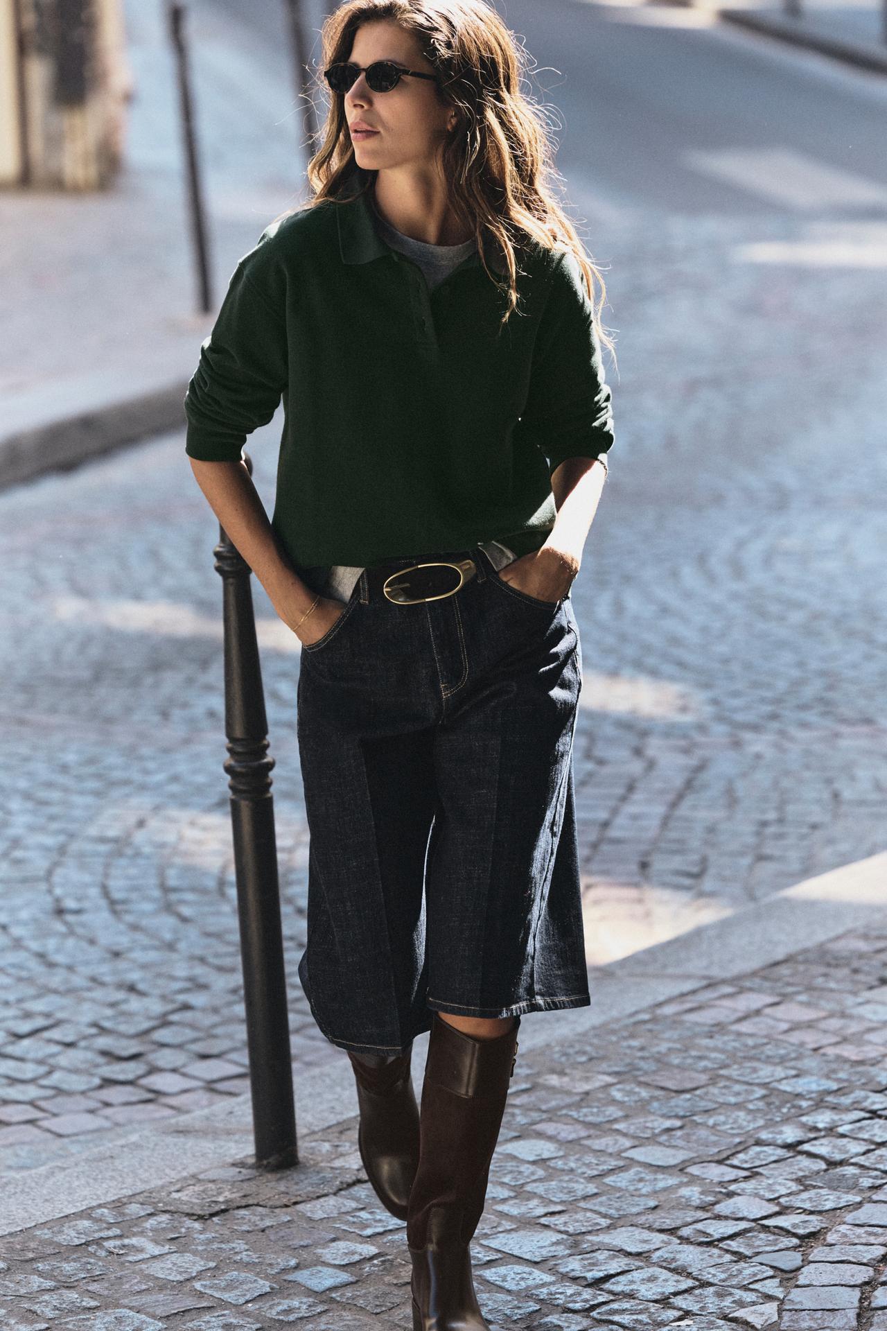 LONG SLEEVE POLO SHIRT