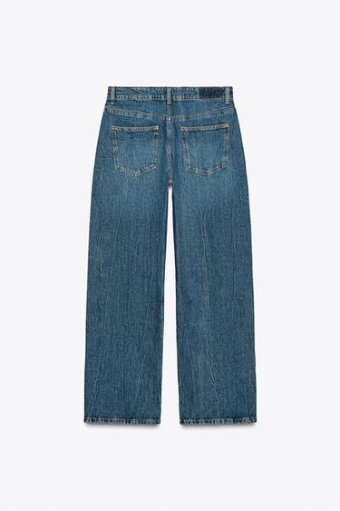 Z1975 LOOSE WIDE-LEG HIGH-WAIST JEANS - Indigo by Zara - Image 5