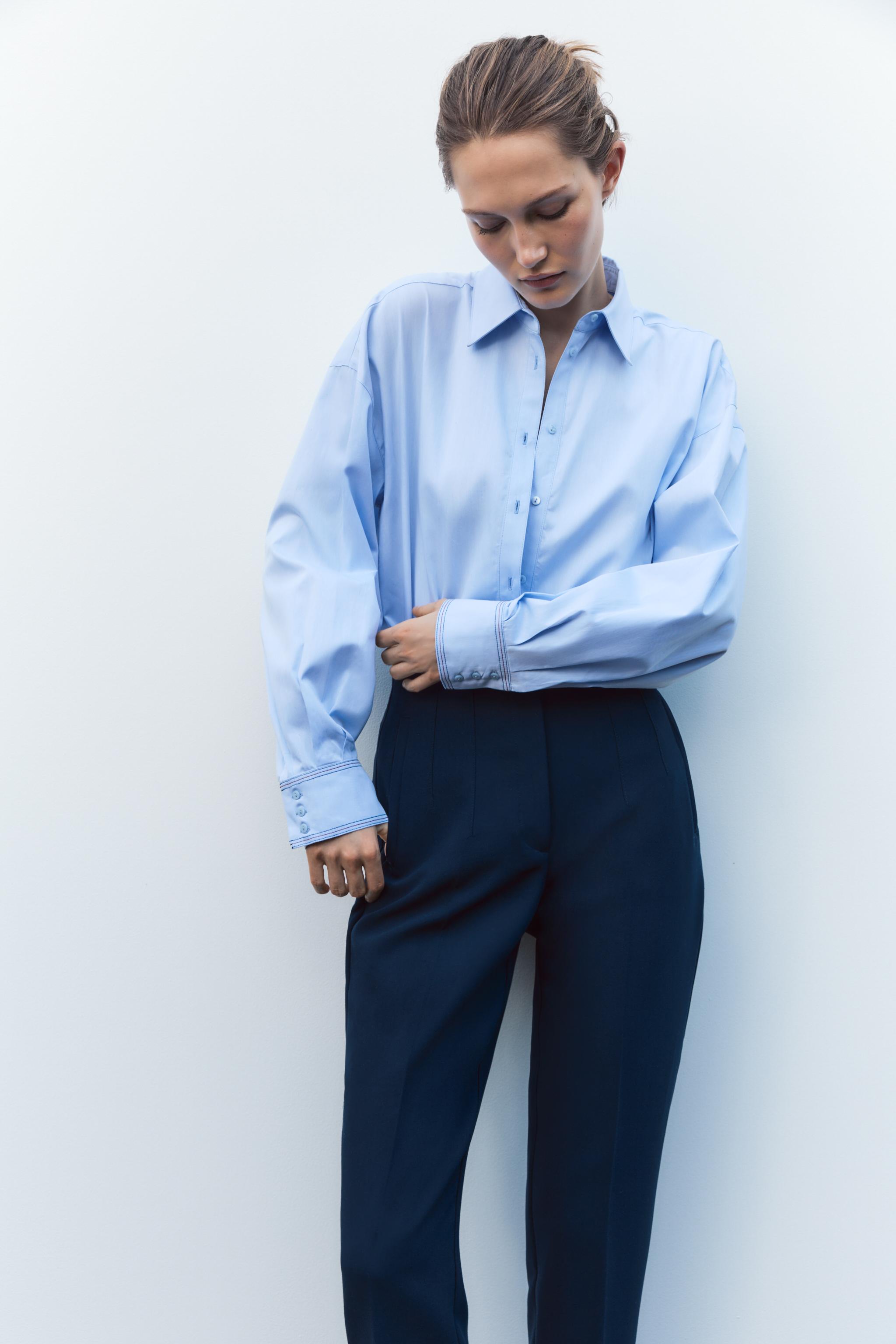 ☘️P1☘ZARA ストレッチ ハイウエスト パンツ XS - メルカリ