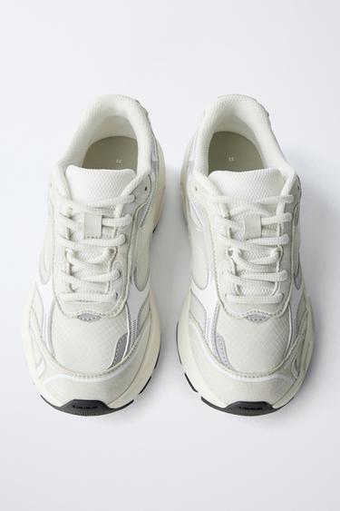 MULTI-PIECE SNEAKERS - White by Zara - Image 3