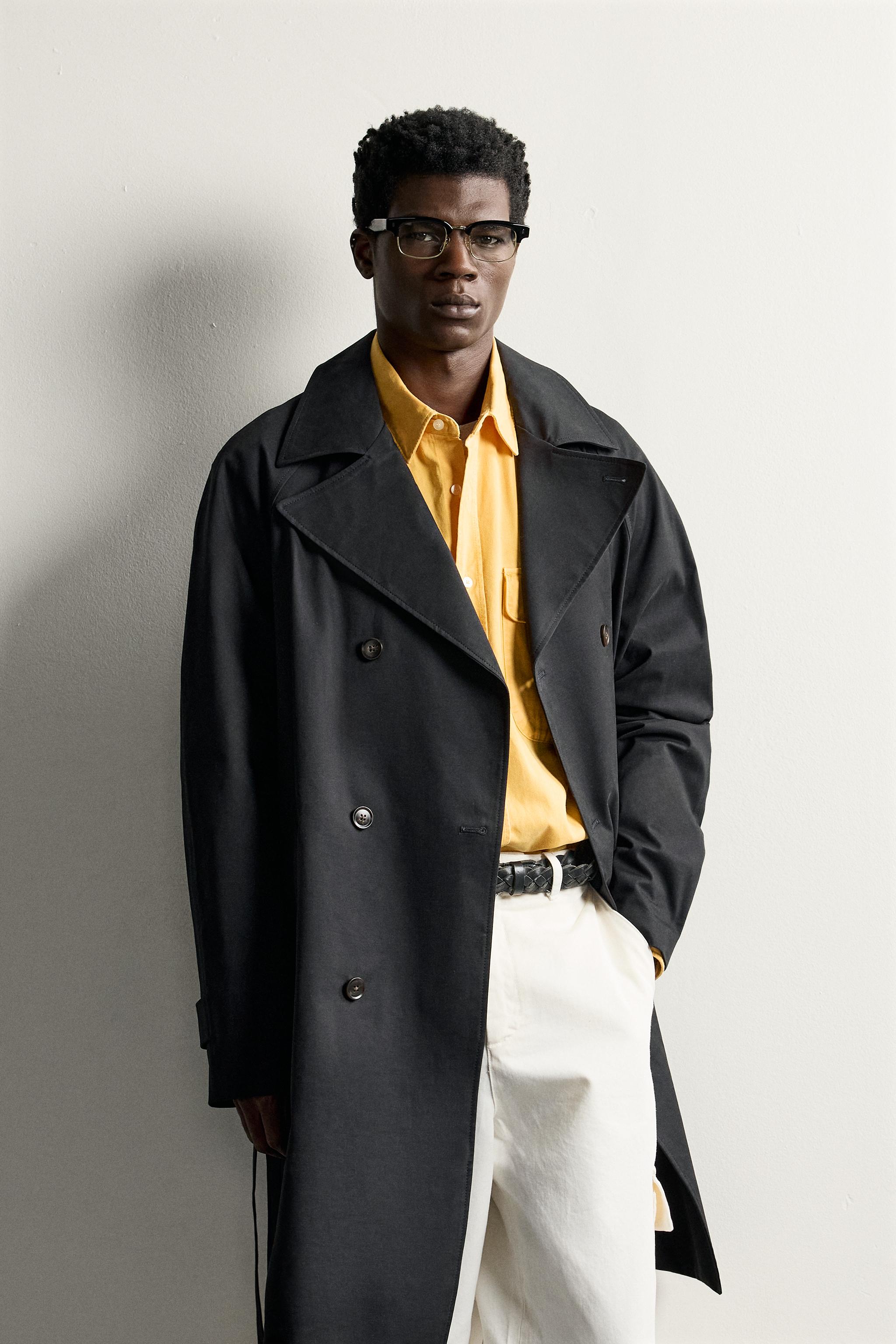 WATER-REPELLENT REGULAR FIT TRENCH COAT