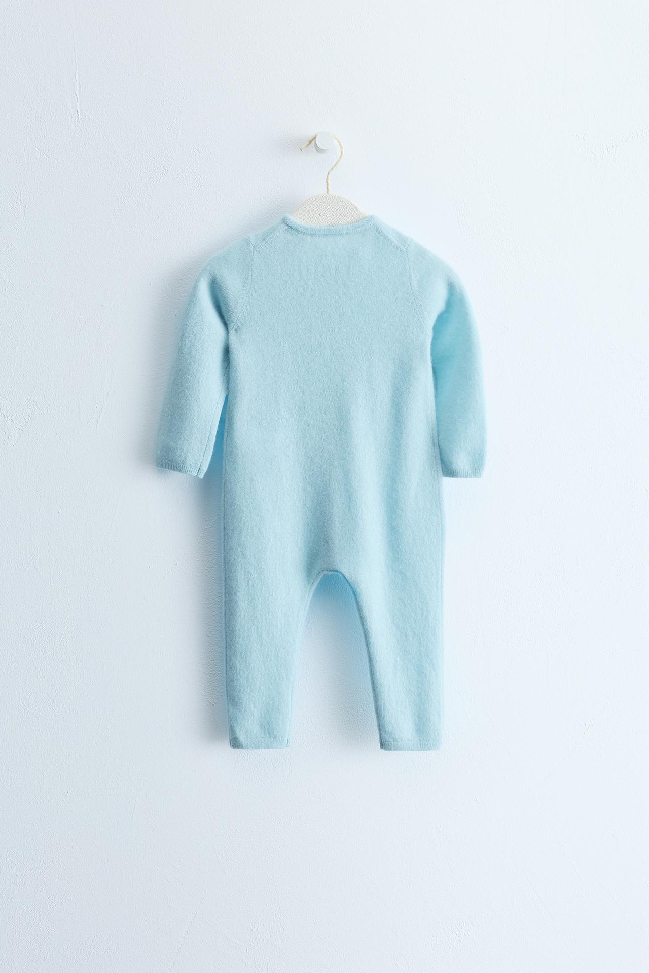 ZARA TIMELESS - 100% CASHMERE JUMPSUIT — Sky blue