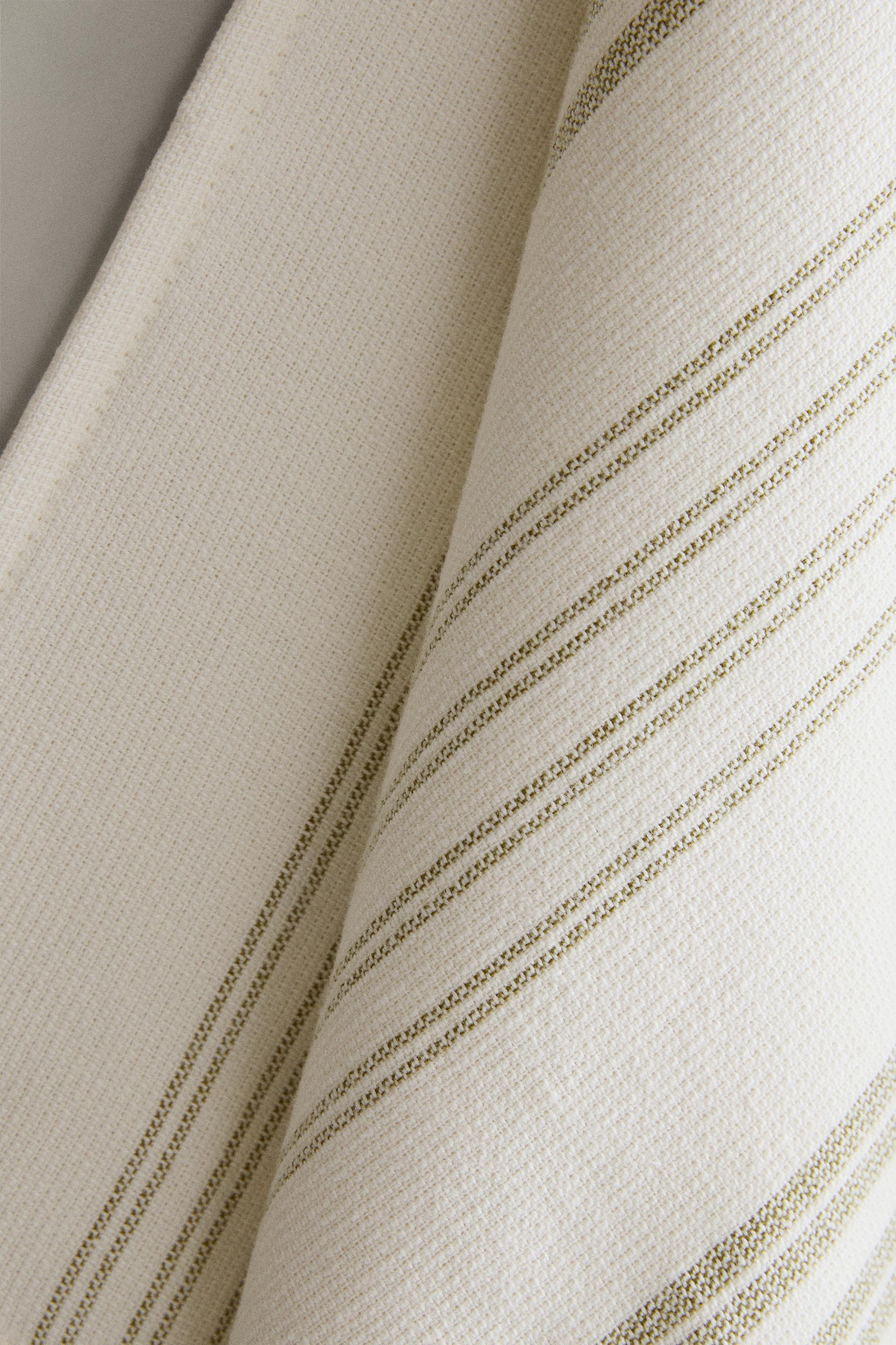 STRIPED COTTON TERRYCLOTH KITCHEN TOWEL