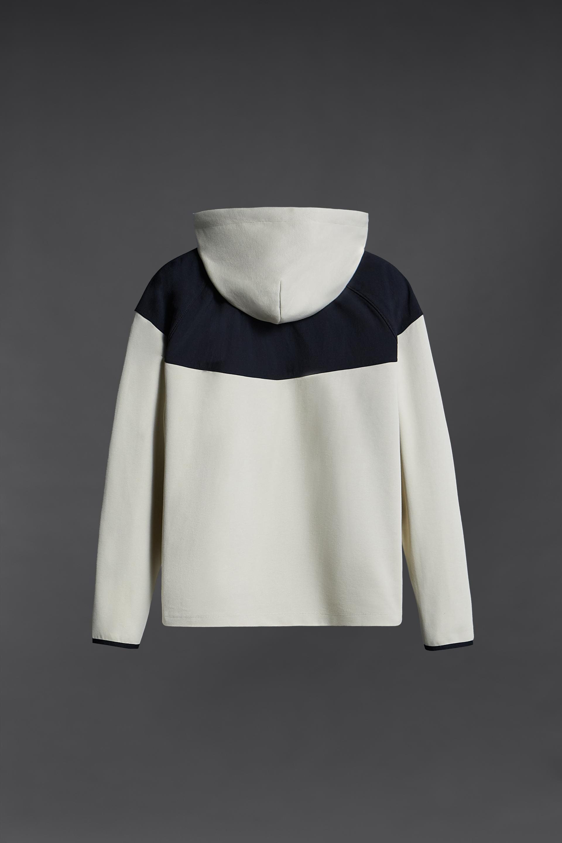 zara technical sweatshirt