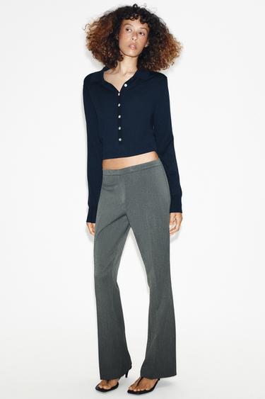 POLO CON LANA PUNTO FINO - Marino de Zara