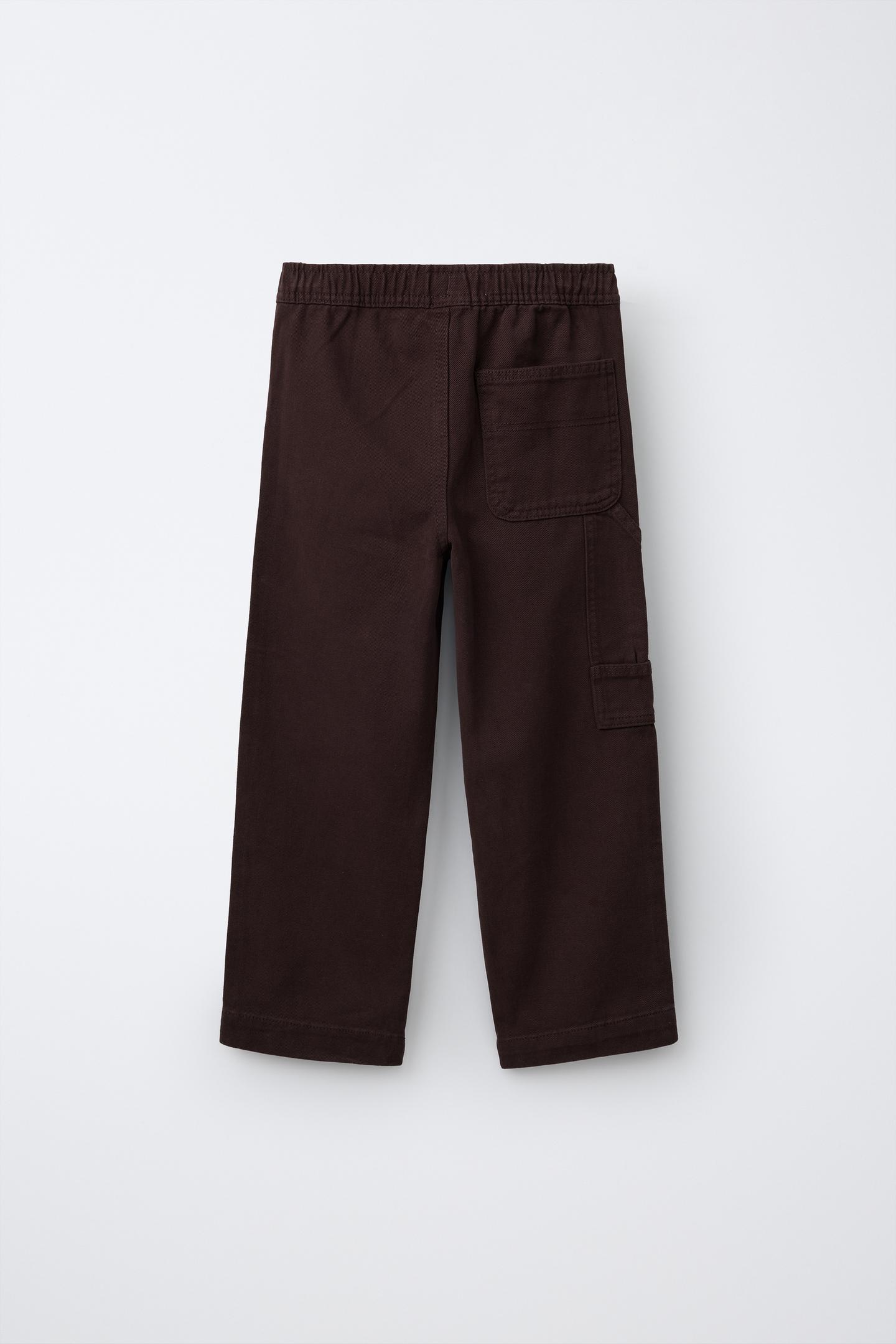 Детские брюки Zara Solid Carpenter, цвет: Бордовый — фото 2