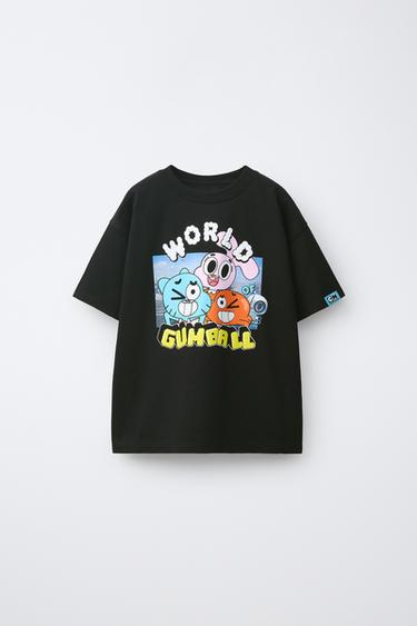 GUMBALL CARTOON NETWORKâ„¢ PRINT T-SHIRT - Black by Zara