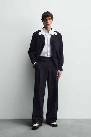 Zara HARRY LAMBERT FOR ZARA X DISNEY 米奇老鼠剪影領襯衫 - 白色 - 圖片 0