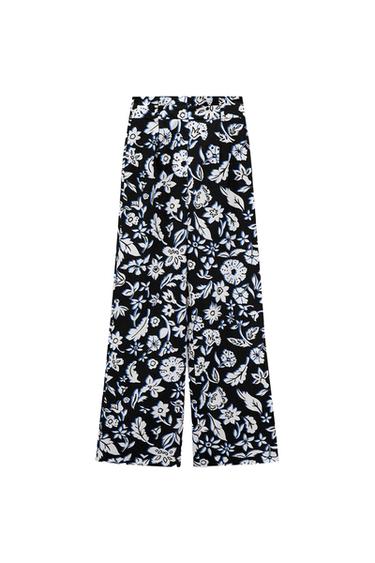 PANTALÓN RECTO ESTAMPADO FLORAL