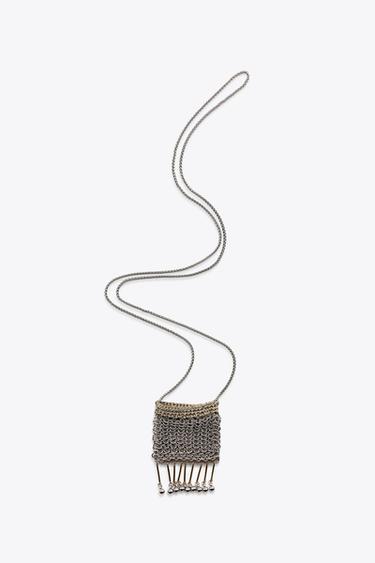 MINI SAC COMBINÉ - Or / Argent de Zara