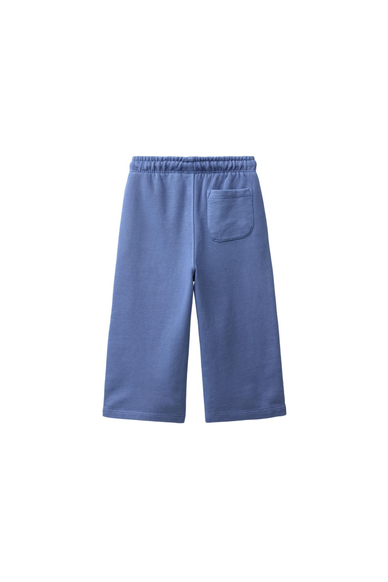BALLOON FLEECE PANTS — Bluish