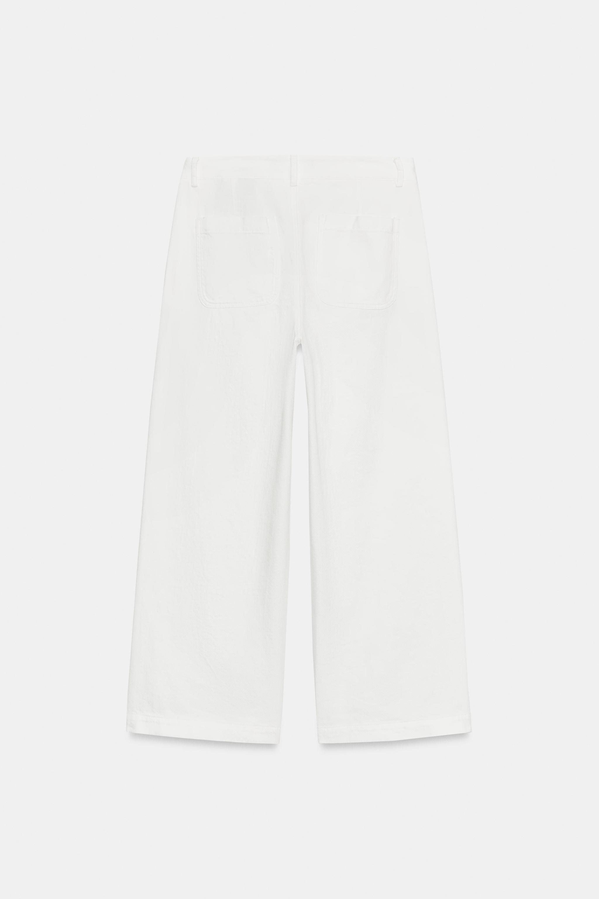 ALTIN DÜĞMELİ CULOTTE PANTOLON - Görsel 7
