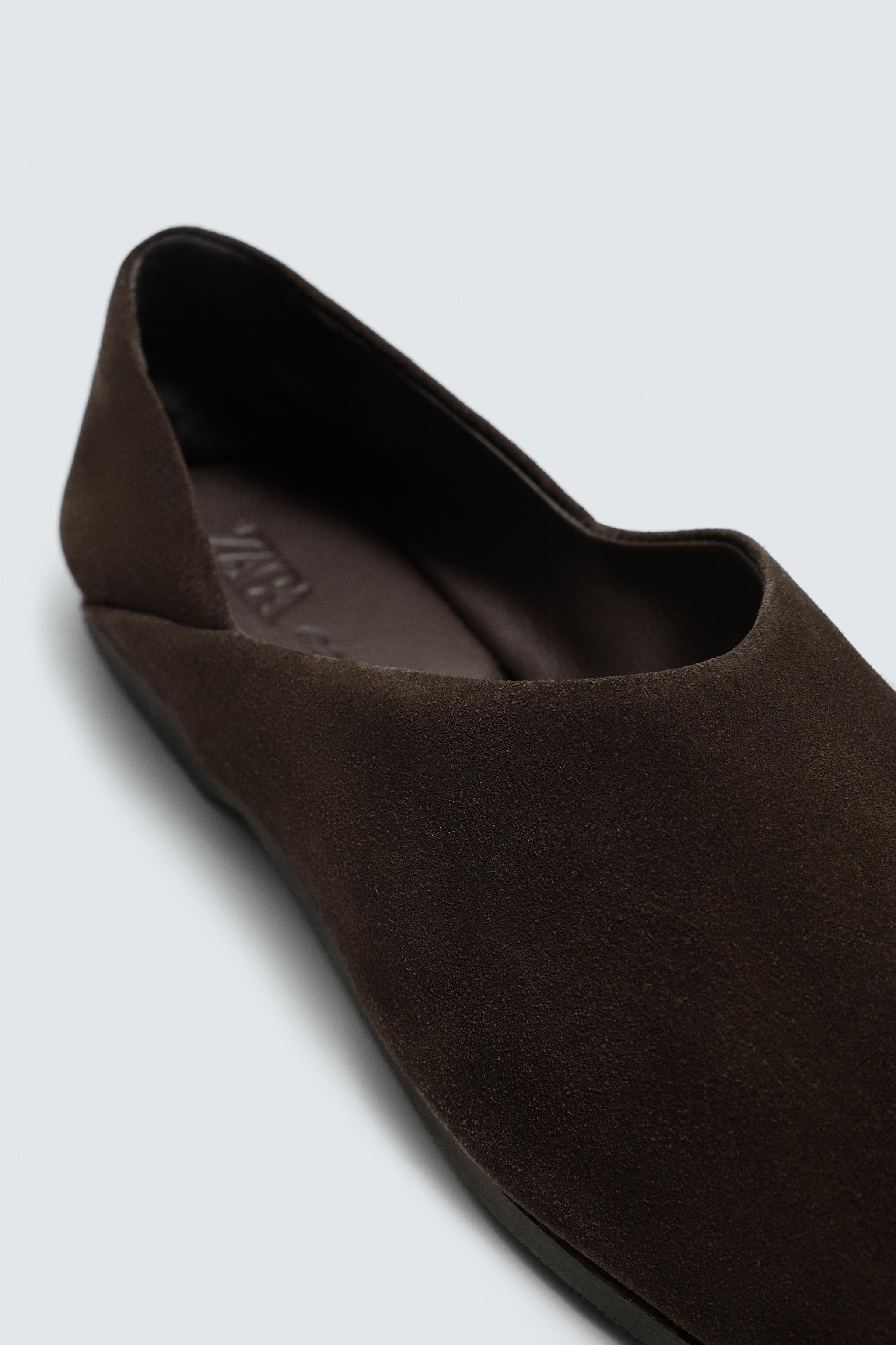 Zara LEATHER SHOES WITH VIBRAM® SOLE AARON LEVINE X ZARA at Mall