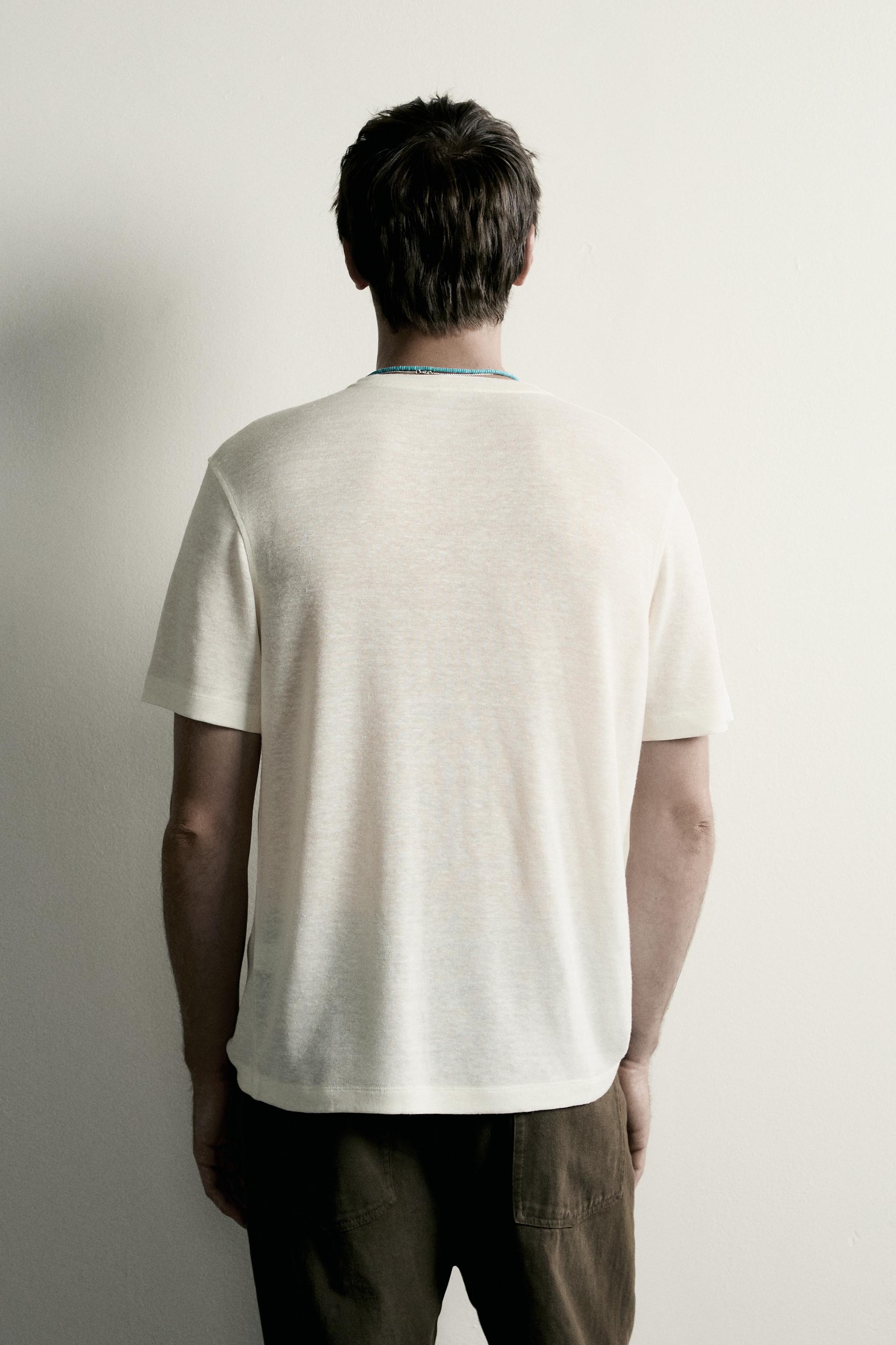 T-SHIRT REGULAR FIT CHANVRE - VISCOSE