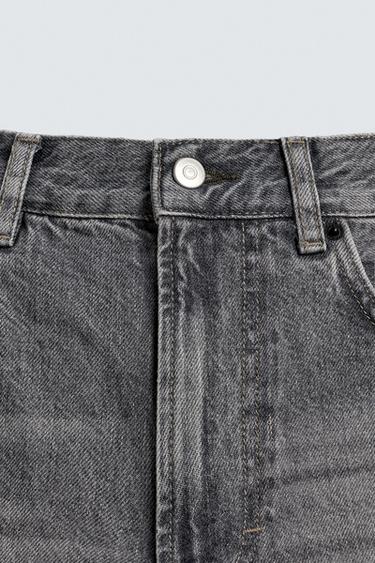JEANS STRAIGHT FIT - Gris de Zara - Image 8