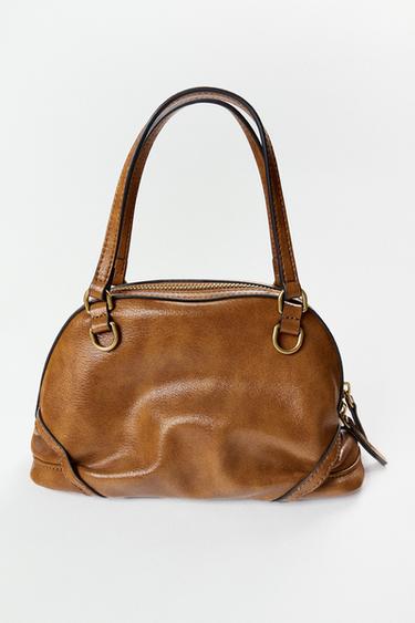 MINI CROSSBODY BAG - Dark tan by Zara