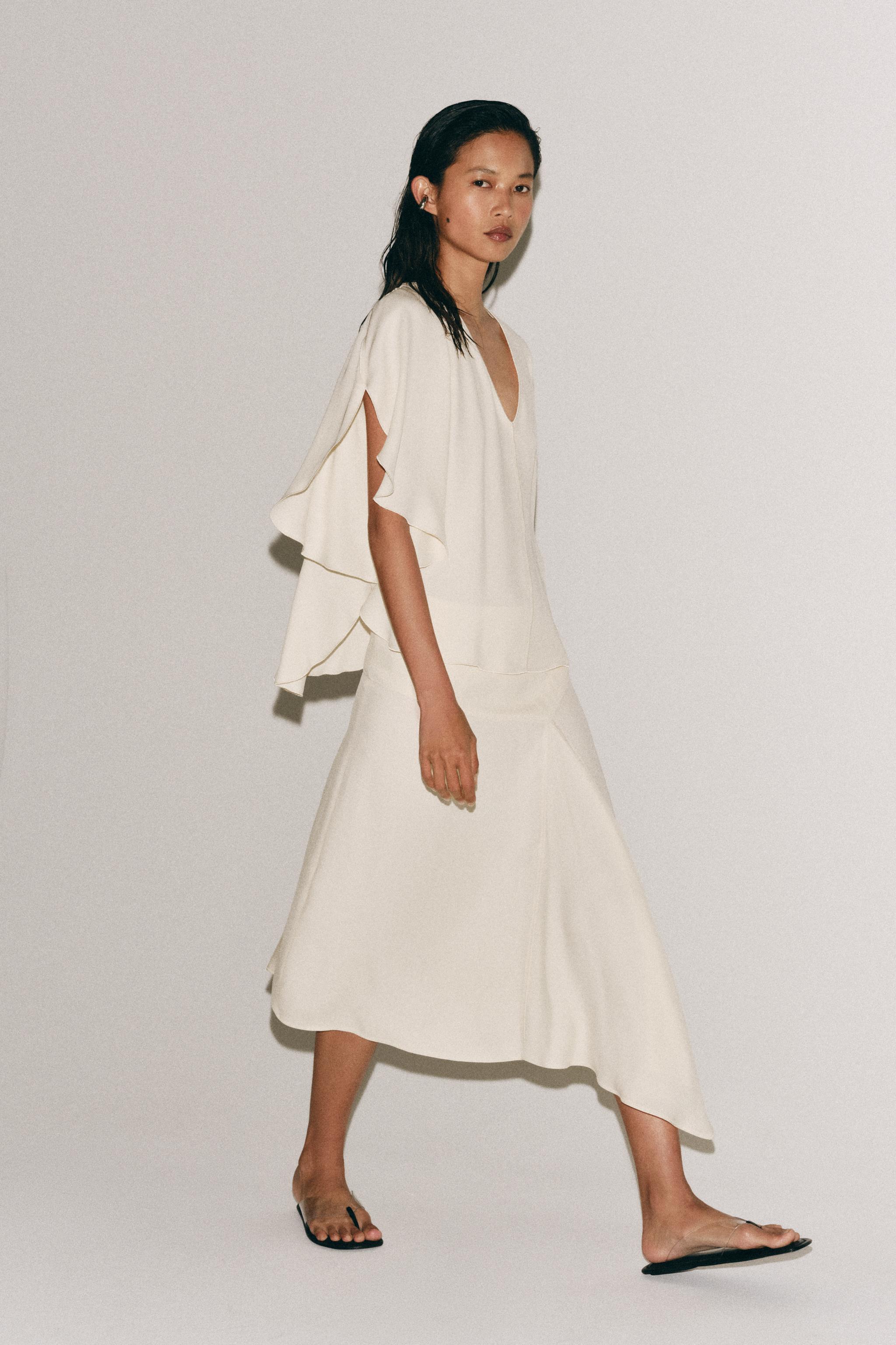 ZW COLLECTION FLOWY MIDI SKIRT