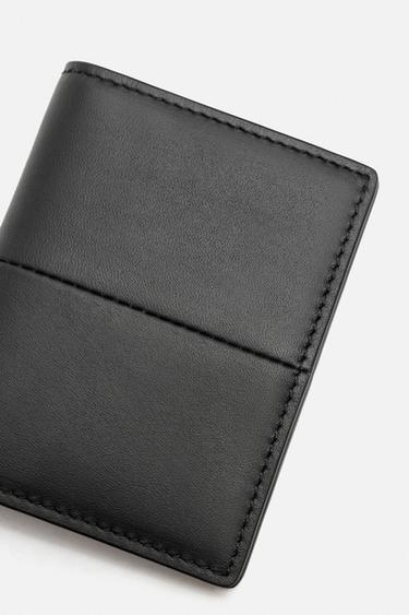 NAPPA LEATHER CARD HOLDER - Black by Zara - Image 2