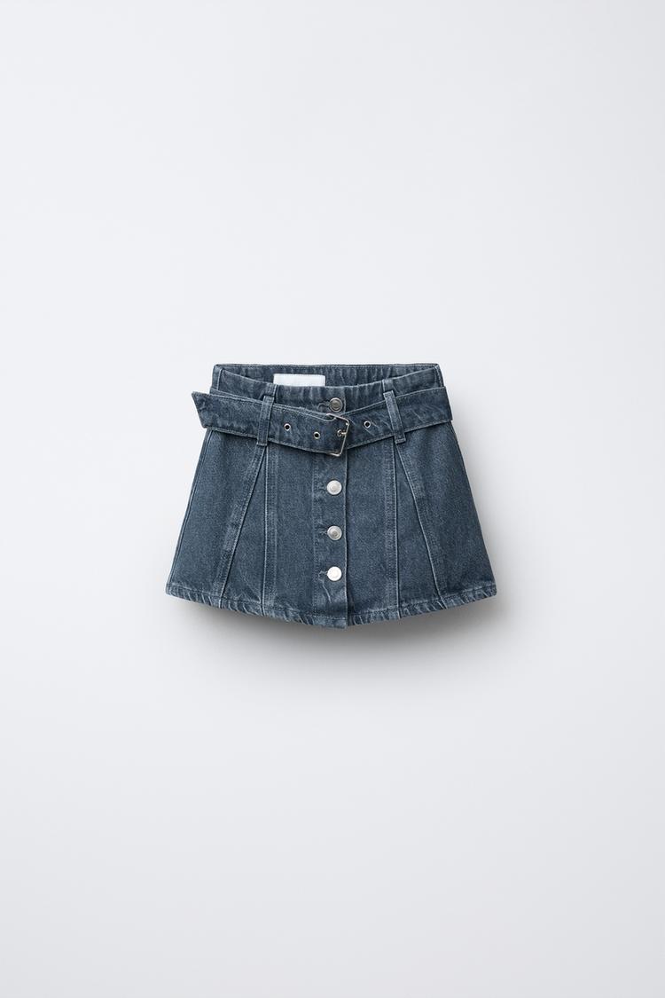 DENIM ROK MET CEINTUUR