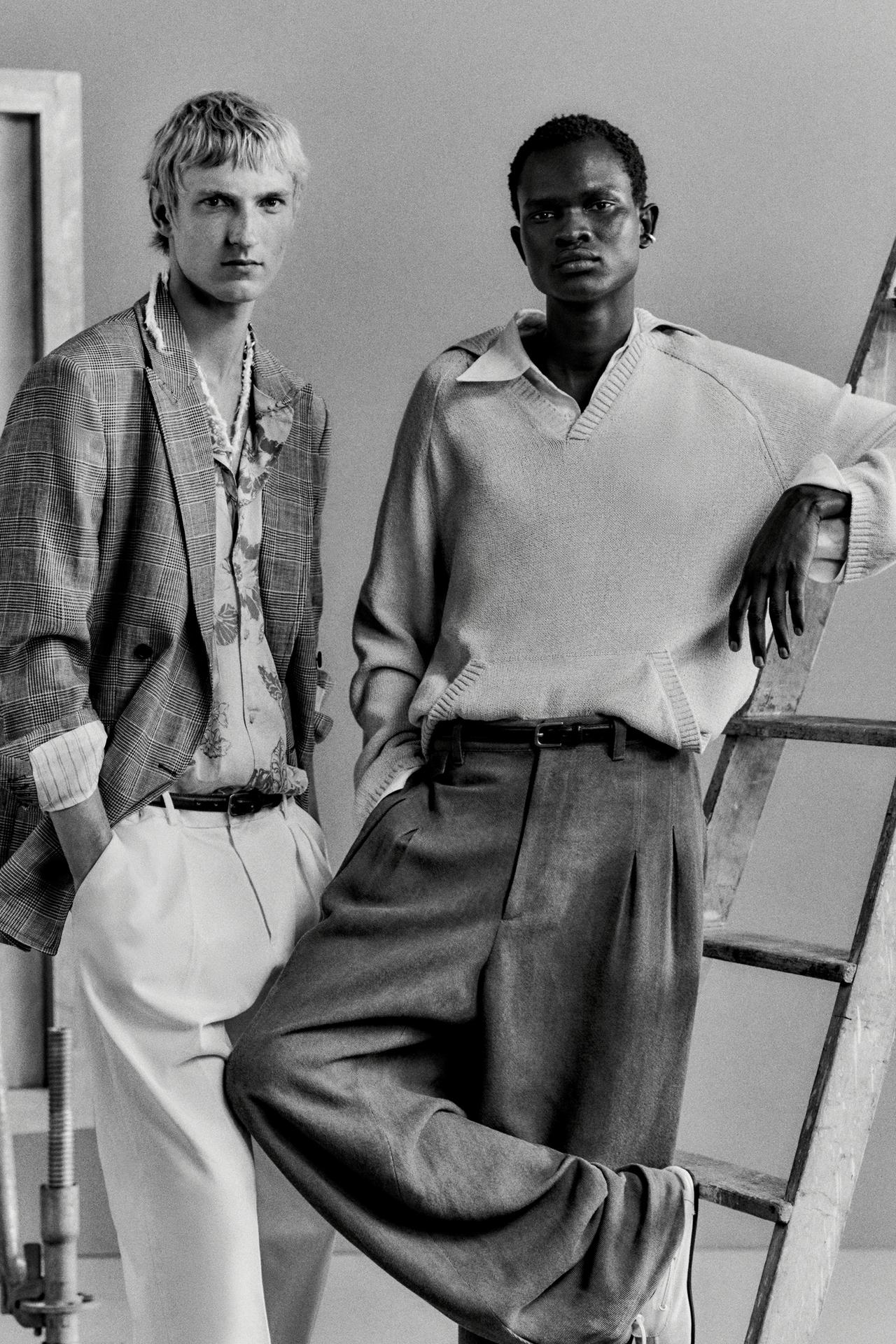 Кожаные топсайдеры + кожаный ремень AARON LEVINE X ZARA