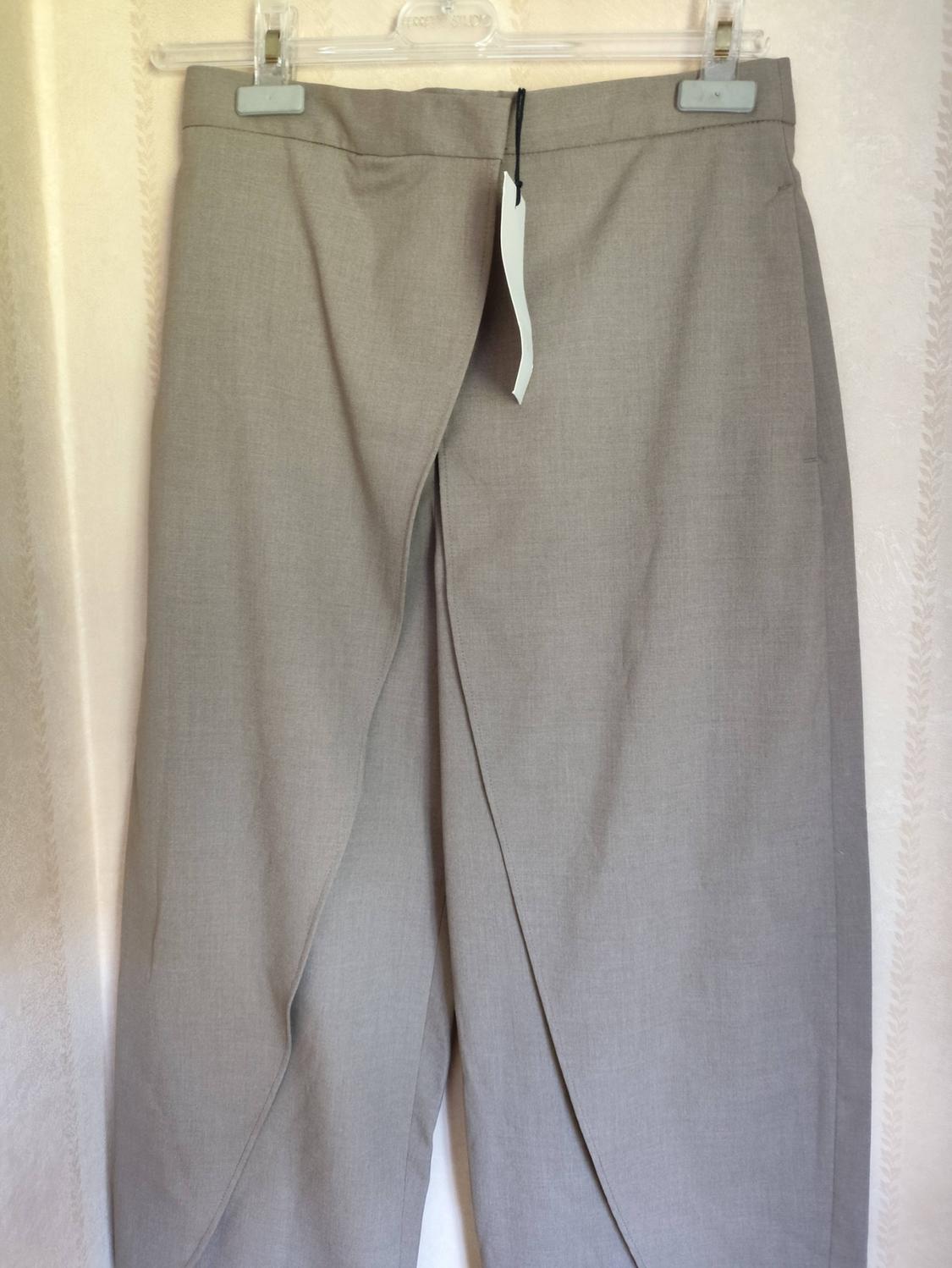 ZW COLLECTION WRAP FRONT TROUSERS - Image 3