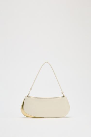 Zara METAL DETAIL SHOULDER BAG 50TH ANNIVERSARY - white