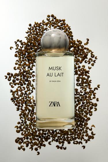 عطر MUSK AU LAIT سعة 100 مل (3.4 أونصة سائلة). - TINTED LEATHER الخاص بـ Zara