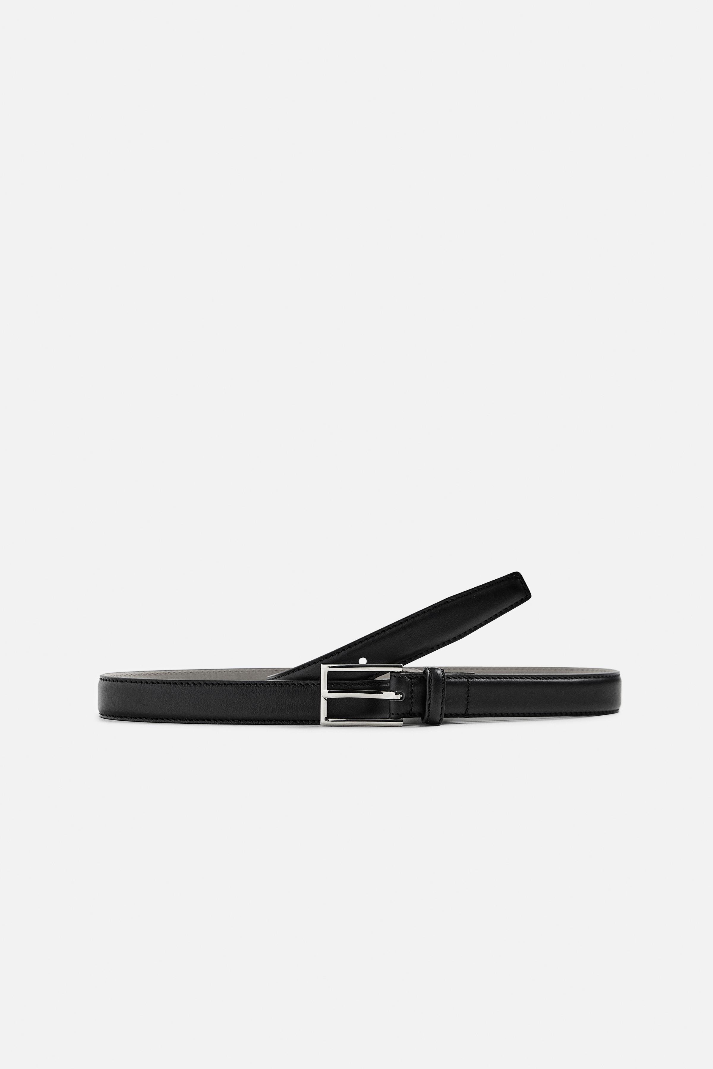 LEATHER DRESS BELT Black ZARA Canada