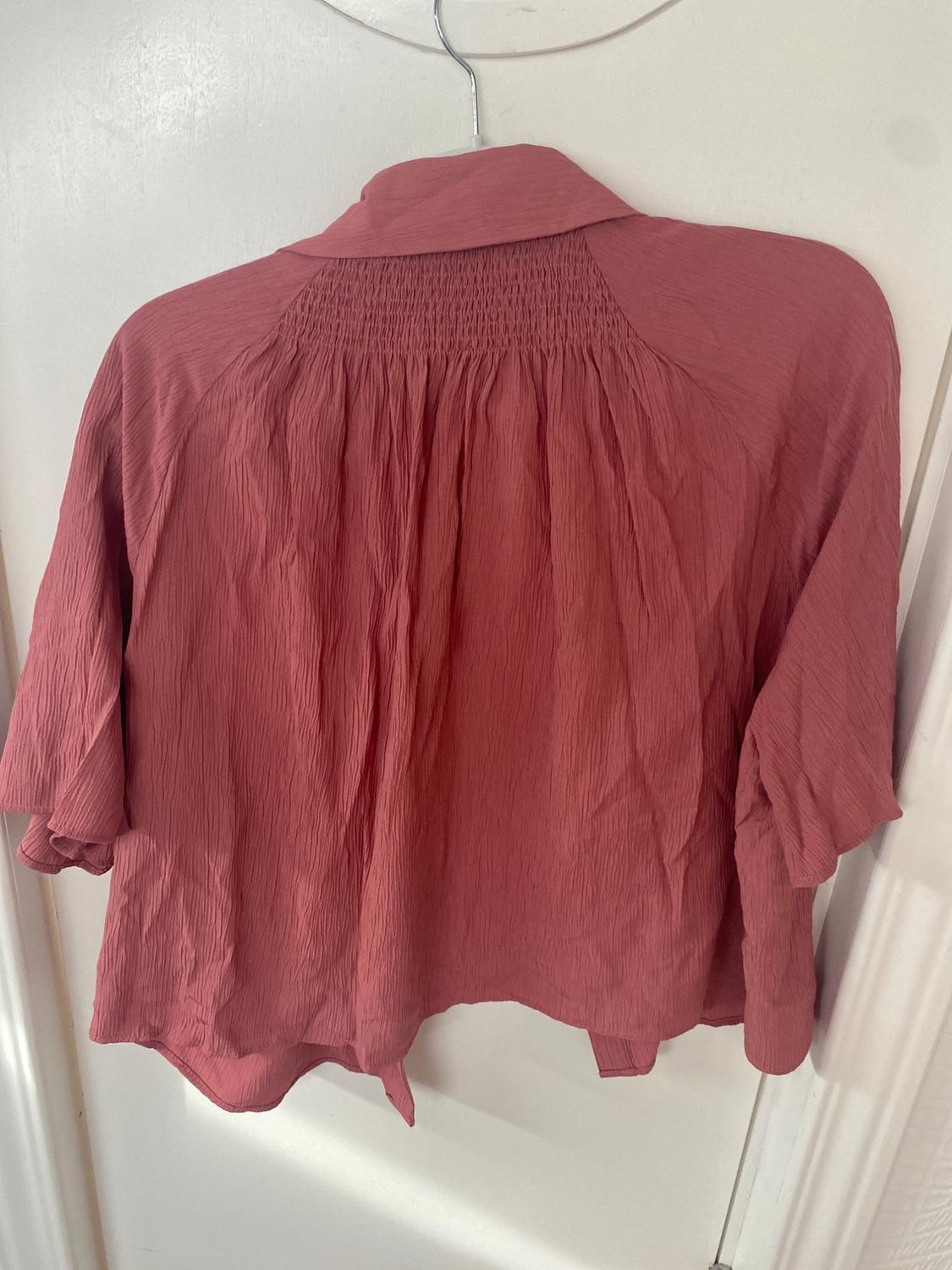 CREASED-EFFECT SHORT SLEEVE SHIRT - Image 2