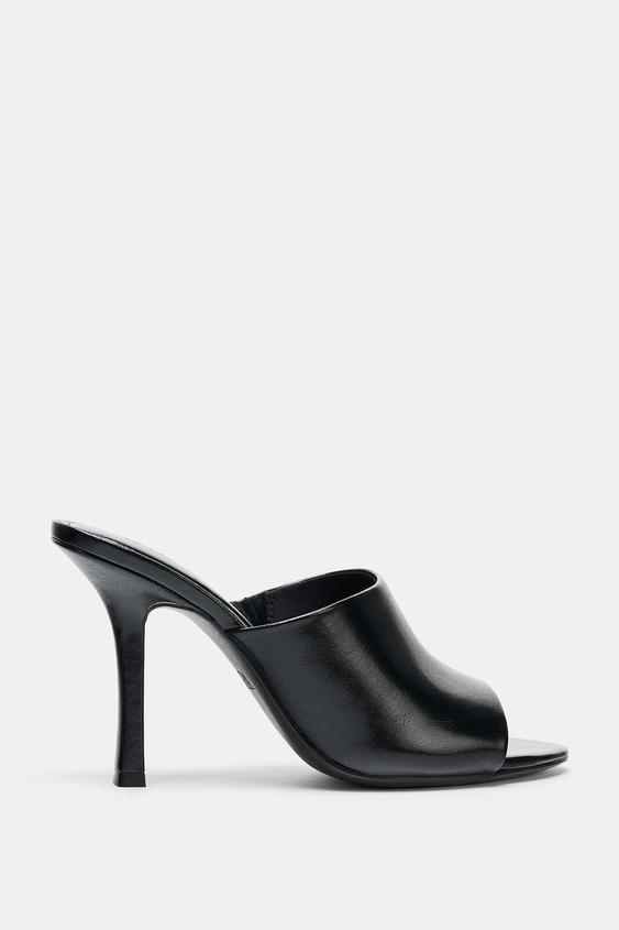 SLIM HEEL MULES
