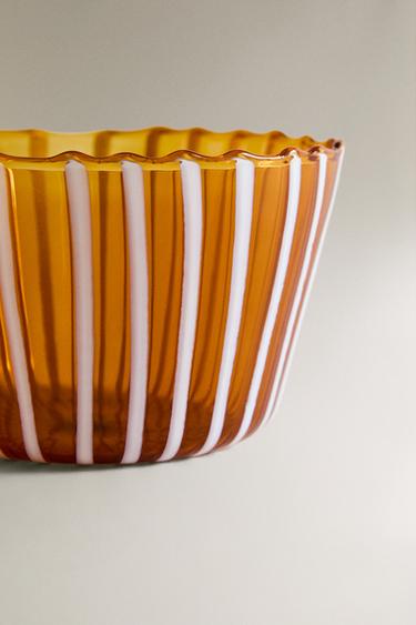 BOL BOROSILICATE RAYURES - Orange de Zara - Image 3
