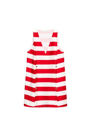 STRIPED MINI DRESS