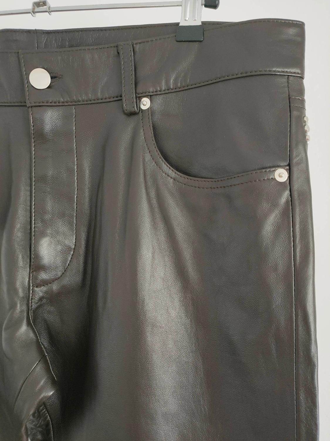 LEATHER SLIM FIT TROUSERS LUDOVIC DE SAINT SERNIN x ZARA - Image 4