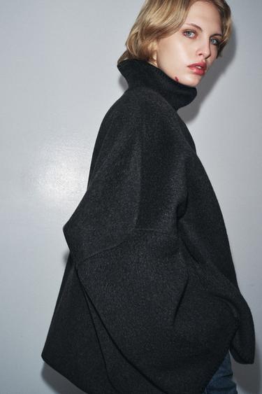 ZW COLLECTION WOOL JACKET - Dark grey by Zara - Image 1