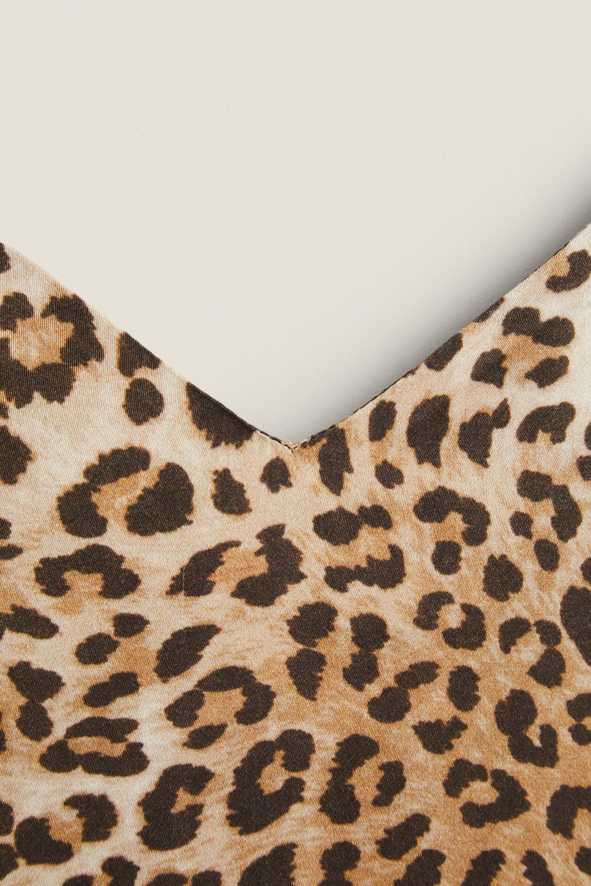 Zara leopard print cami