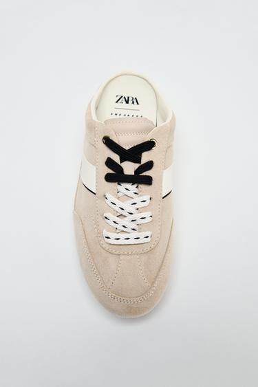 SLINGBACK TRAINERS - Beige by Zara