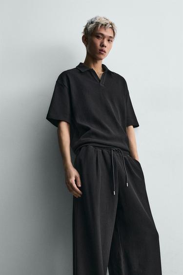 POLO RELAXED FIT OTTOMAN - Noir de Zara - Image 5