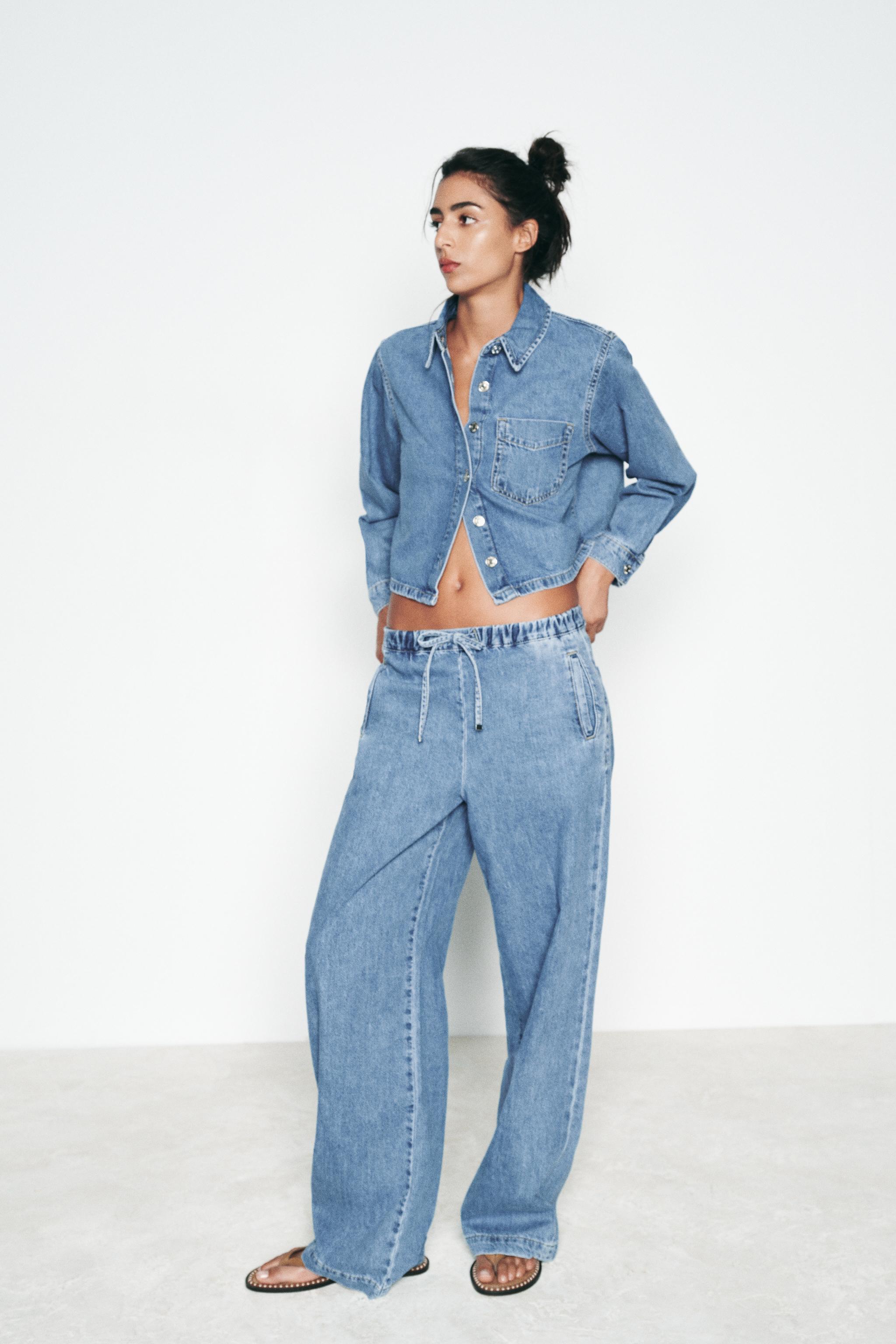 Women s Denim Shirts ZARA United Kingdom