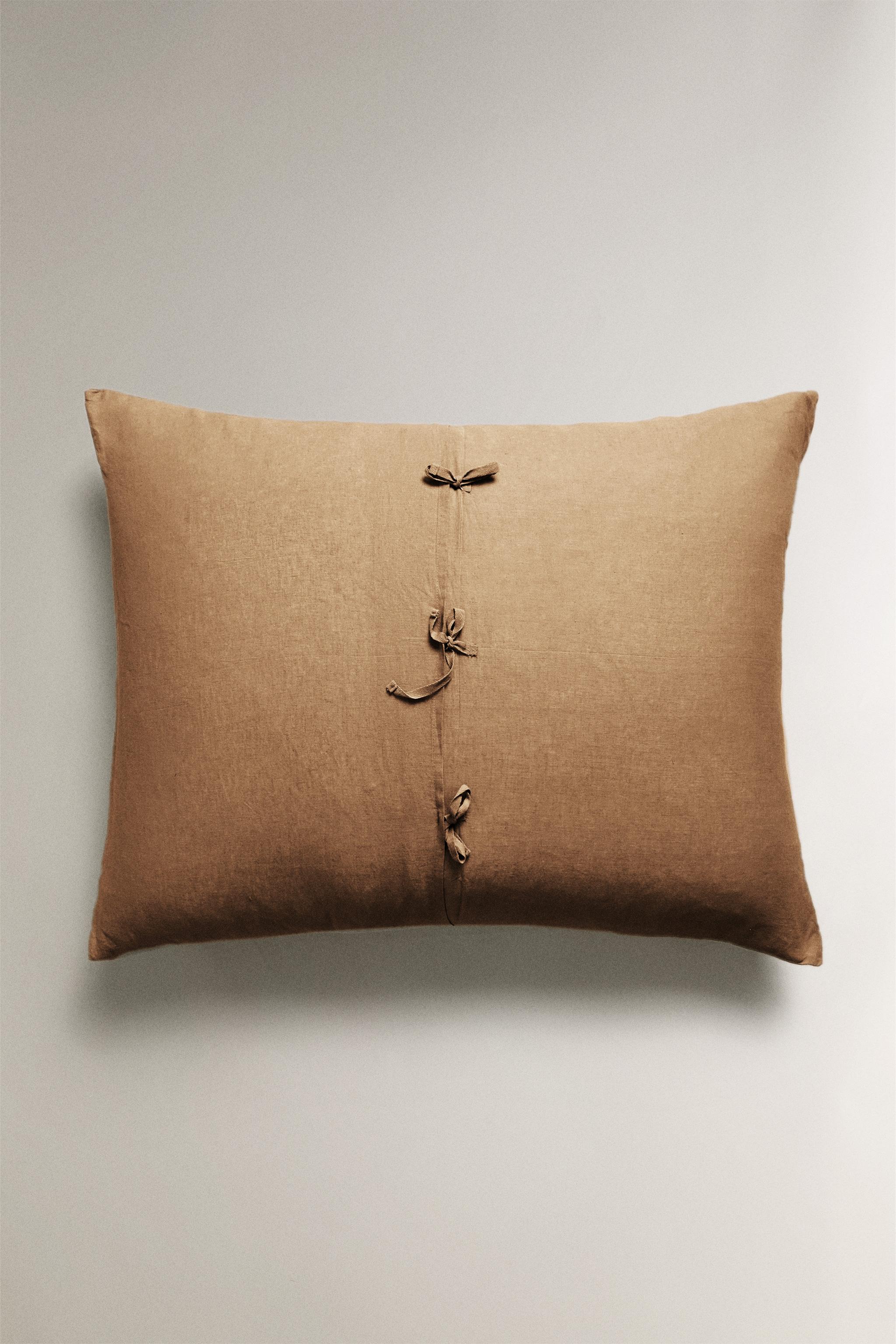HOUSSE DE COUSSIN EN LIN XXL