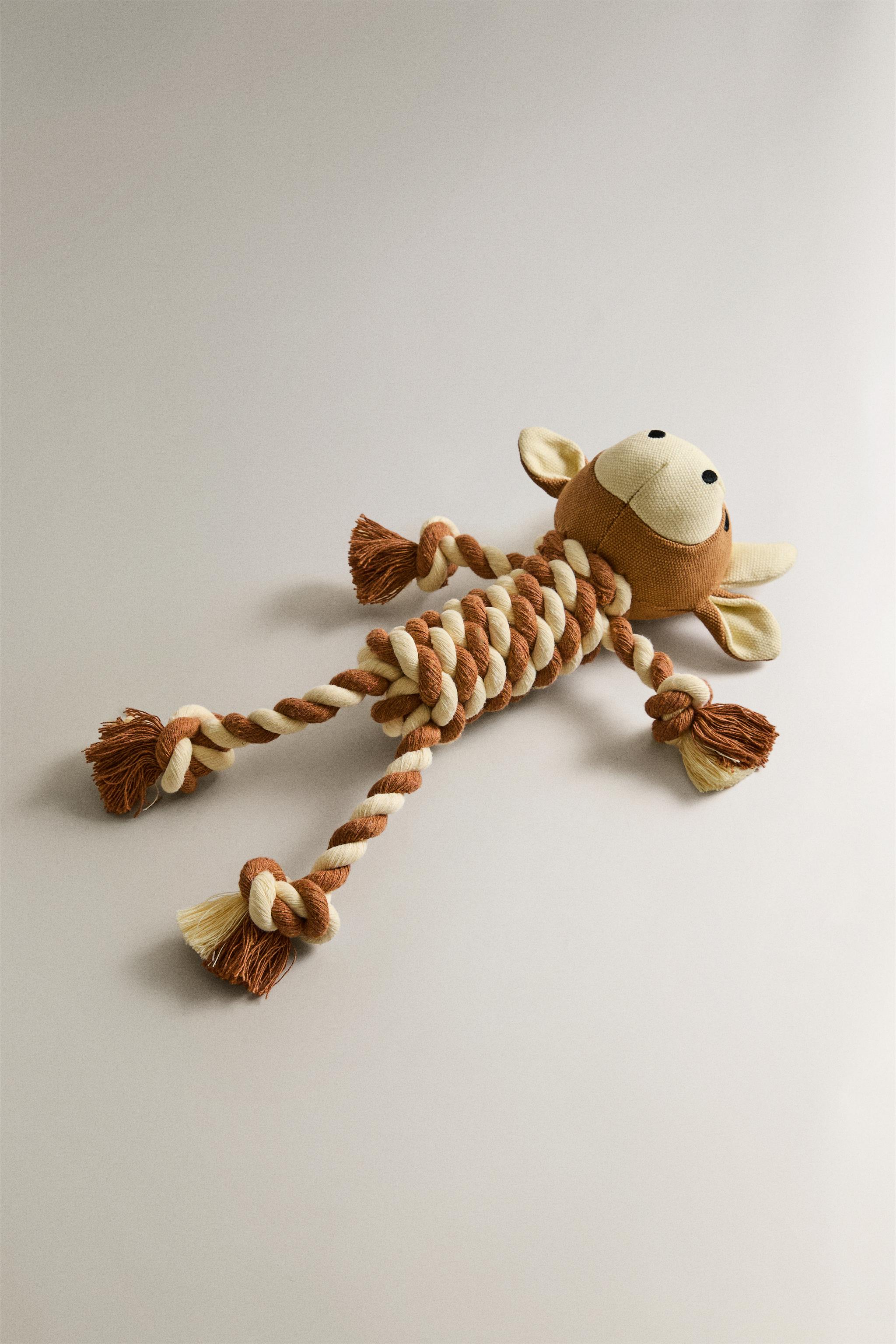 COW PET TOY — Brown