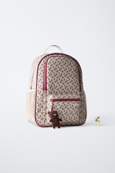 SAC À DOS À FLEURS - Grenat de Zara - Image 5